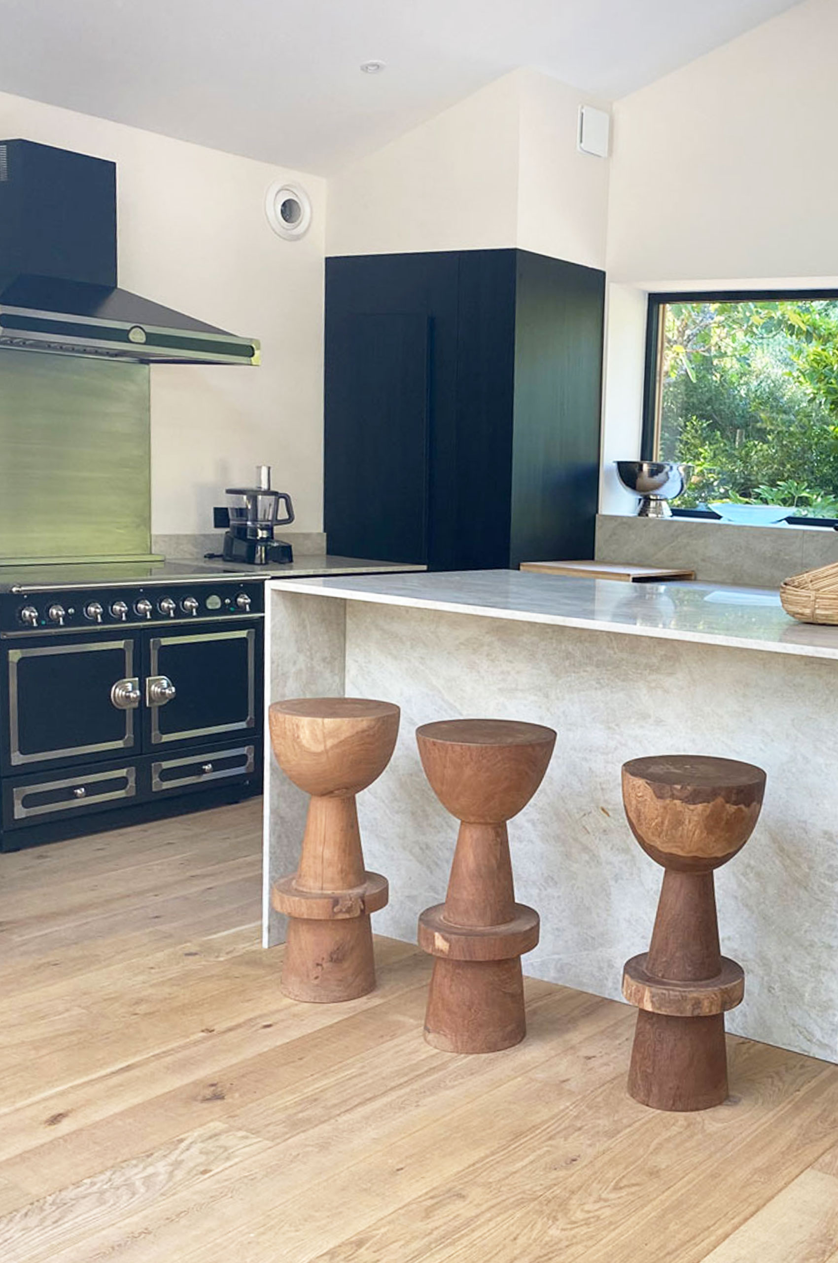 studio calista bordeaux projet LEV03 cuisine haut de gamme fourneau piano de cuisson la cornue
